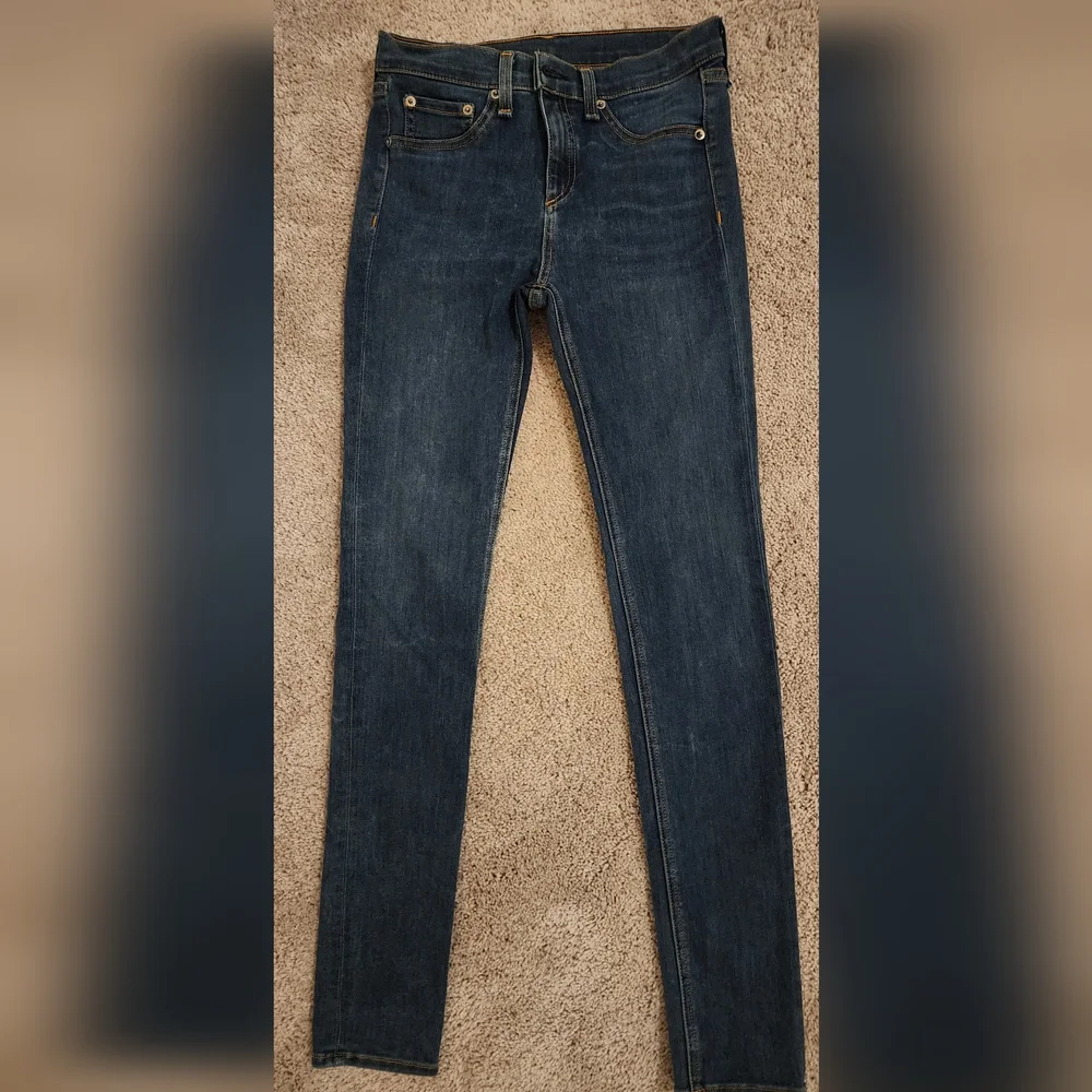 RAG & BONE Womens Nina High-Rise Skinny Jeans, Sz. 26